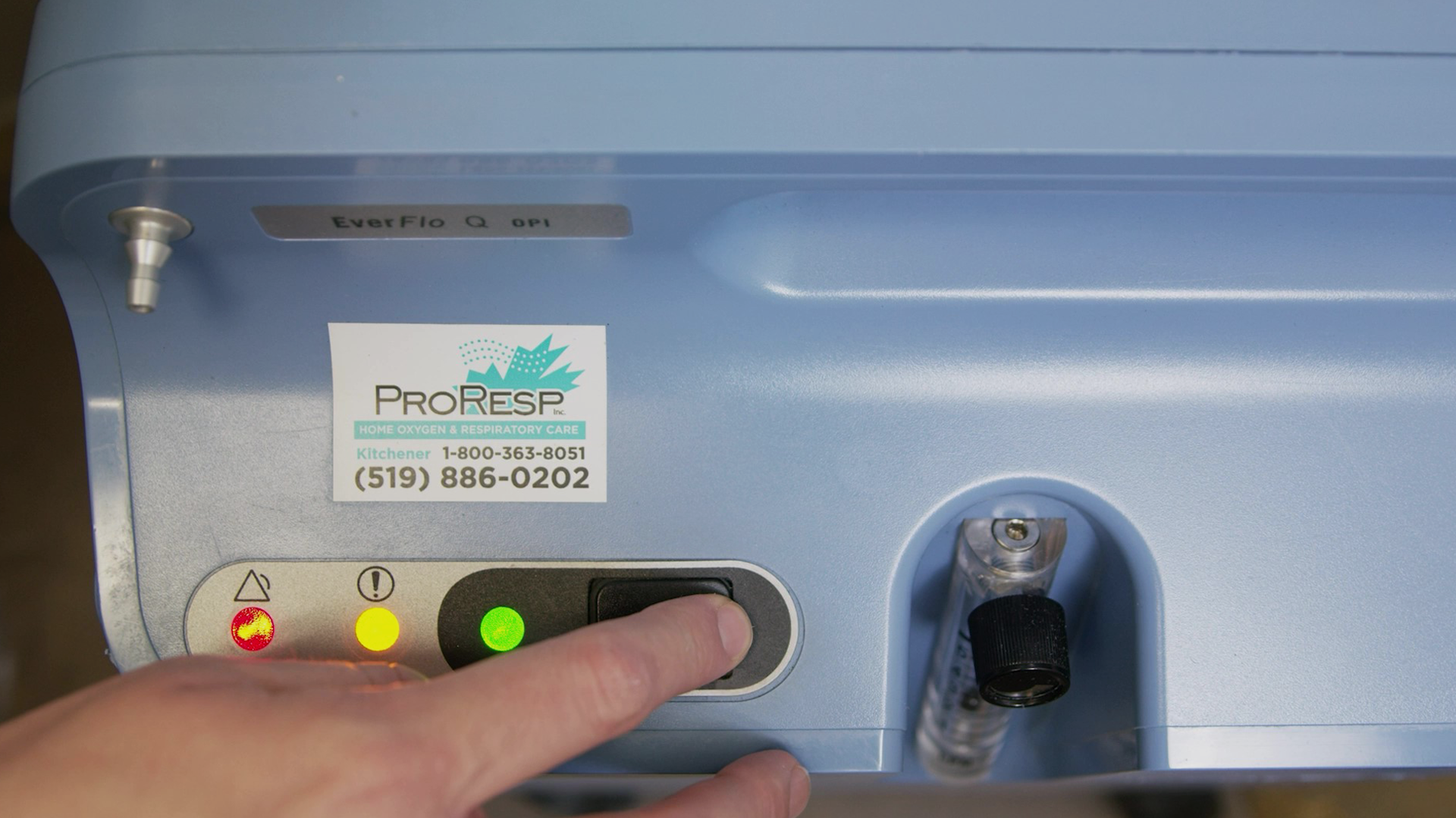 Blue Oxygen Concentrator
