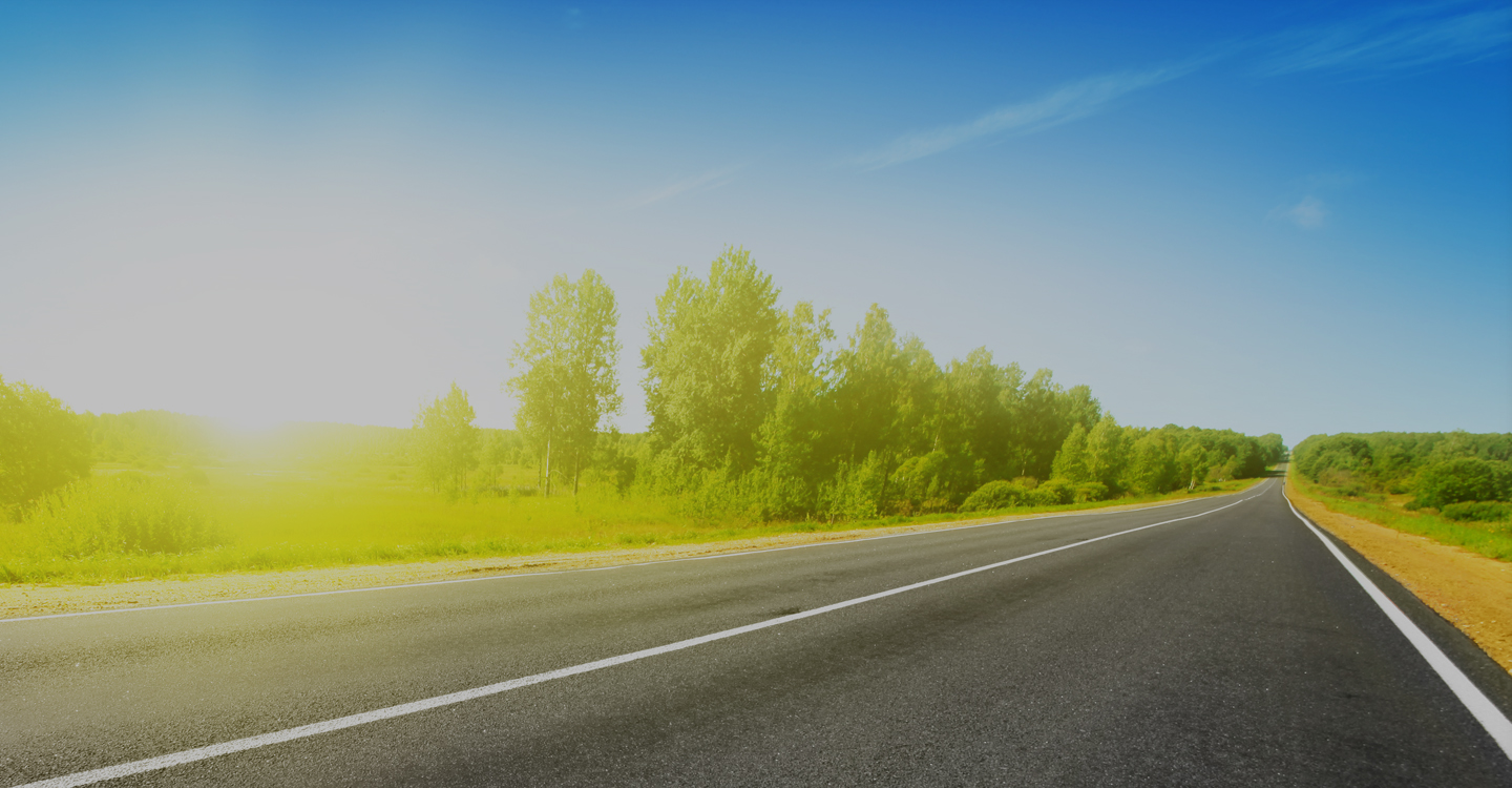 Road with trees in the background.