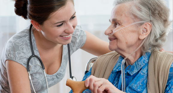 Respiratory Therapist with patient