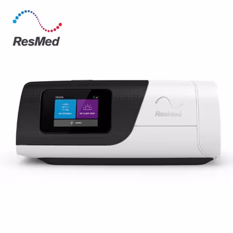 An AirSense 11 equipped with enhanced digital technology to assist patients in adjusting to and self-regulating their therapy